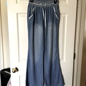 ReWash Brand Light Blue summer pants with pockets